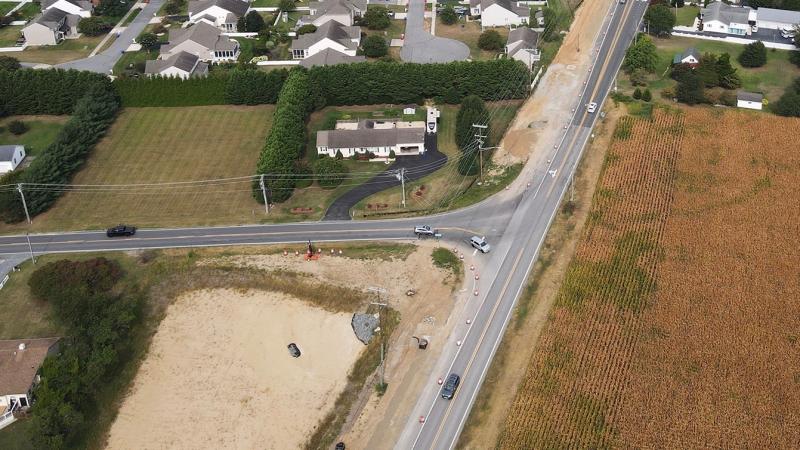 Motorists should be on the lookout for road closures over the next four months as state transportation officials work on improvements to Plantation Road. The first closure starts Monday, Sept. 11, at the Robinsonville Road intersection as shown above. RON MACARTHUR PHOTOS